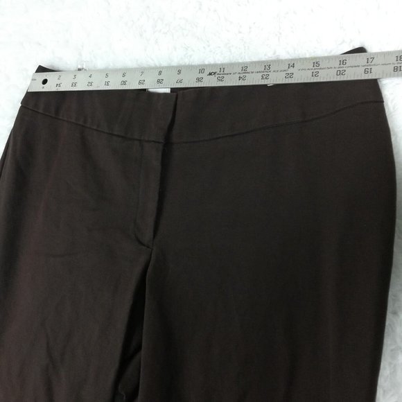 Chicos Womens Pants Trouser Tapered Brown Pocket 25 - Picture 6 of 12